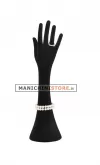 Mano portagioie in velluto nero cod.639 FL
