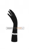 Mano portagioie in velluto nero cod.15 FL