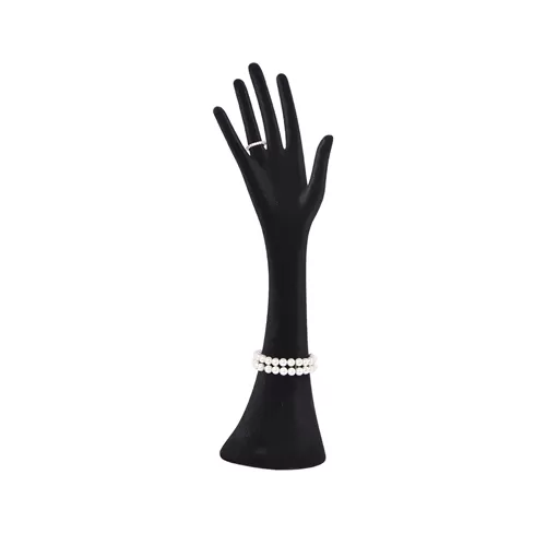 Mano portagioie in velluto nero cod.639 FL