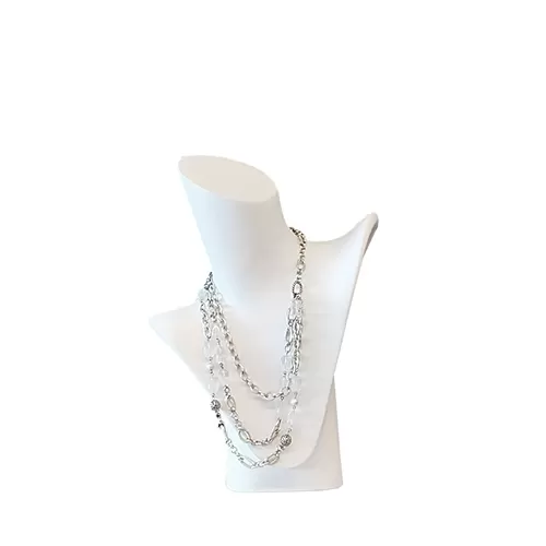 Espositore per collane bianco