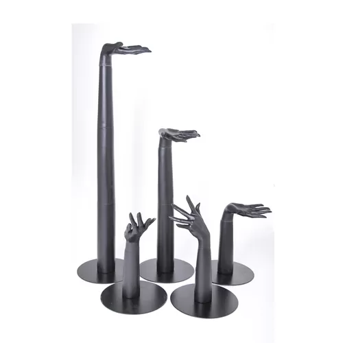 Set di 5 espositori mani di varie misure