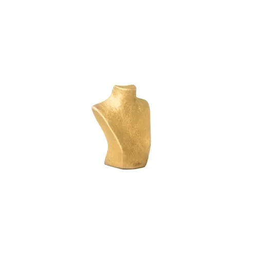 Porta collane piccolo in cartapesta oro