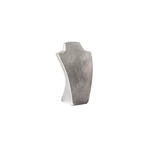 Busto display gioielli a V piccolo argento