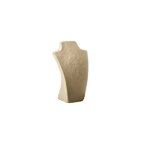 Busto display gioielli a V piccolo naturale