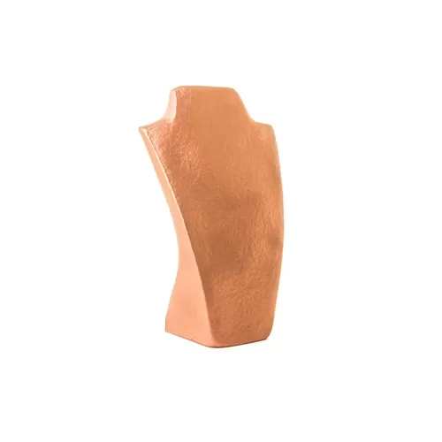 Busto display gioielli a V grande rame