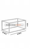 Espositore a muro 64,2 cm 01