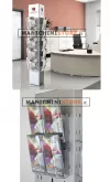 Espositore girevole 4 facce