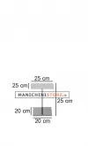 Espositore supporto quadrato - H. 25 cm