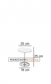 Espositore supporto tondo - H. 25 cm
