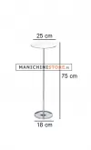 Espositore supporto tondo - H. 75 cm