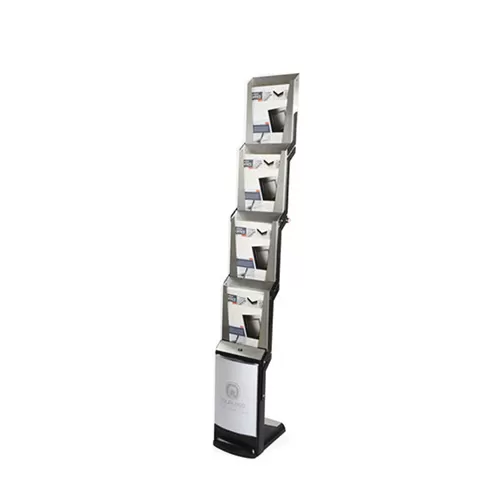 Espositore pieghevole nero