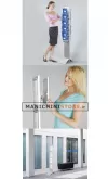 Espositore bifacciale con porta poster