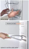 Espositore bifacciale con porta poster