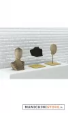 Testa in cartone con base - Avana