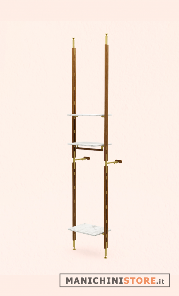 Sistema montanti Modulo pavimento - soffitto
