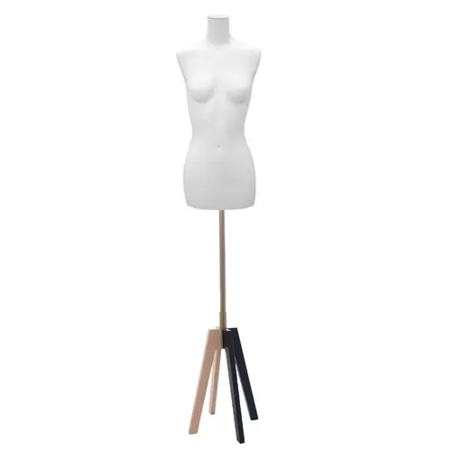 Busto Donna Essential con base rovere bicolor