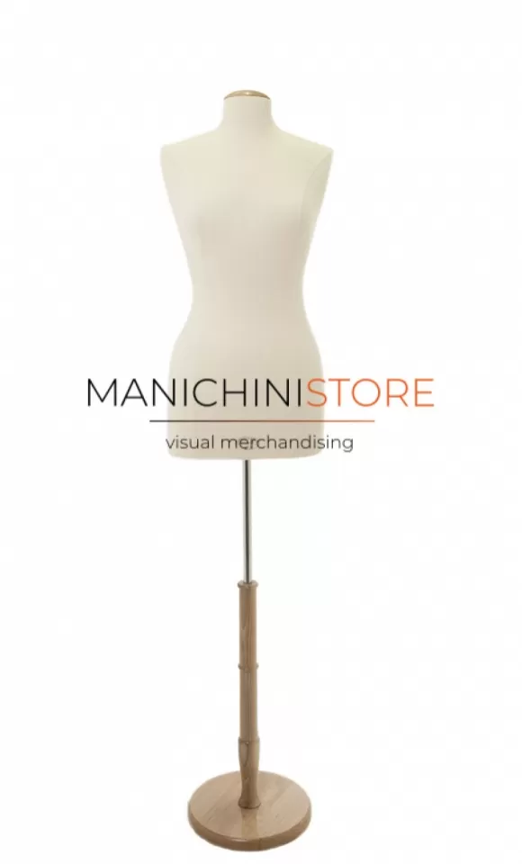 Busto donna sartoriale professionale TG. 42-44 Medium - Avorio