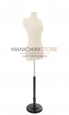 Busto donna sartoriale professionale in lino con base tonda TG. 40-42 Small+