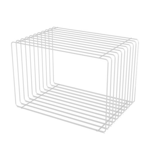 Espositore in filo ferro bianco 60 cm