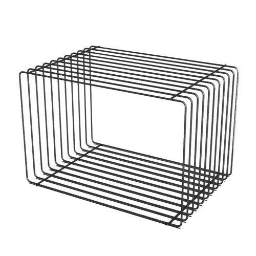 Espositore in filo ferro nero 60 cm