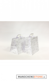Sacchetto FOOD WHITE con manico piatto