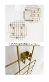 Pannello griglia cromato - 90 cm