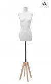 Busto Donna Essential con base in rovere naturale