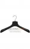 Gruccia capospalla 44 x 6,5 cm. Plastica Nera