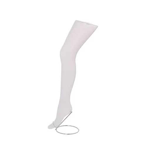 Gamba donna trasparente opale - espositore calze