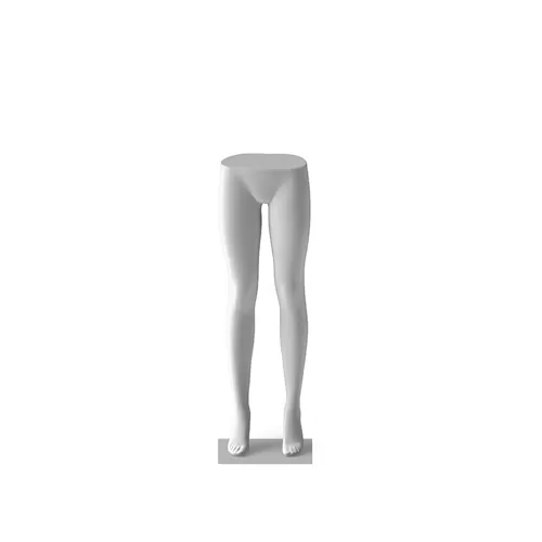 Gambe donna con base in metallo