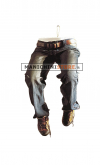 Gambe uomo appese - bianco opale