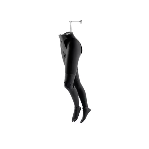 Gambe donna snodate con supporto a parete