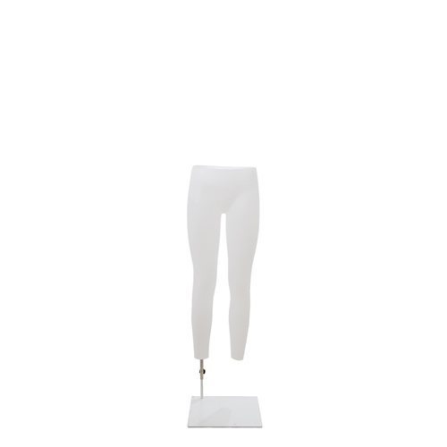 Gambe donna per foto e-commerce a vita alta con base bianca
