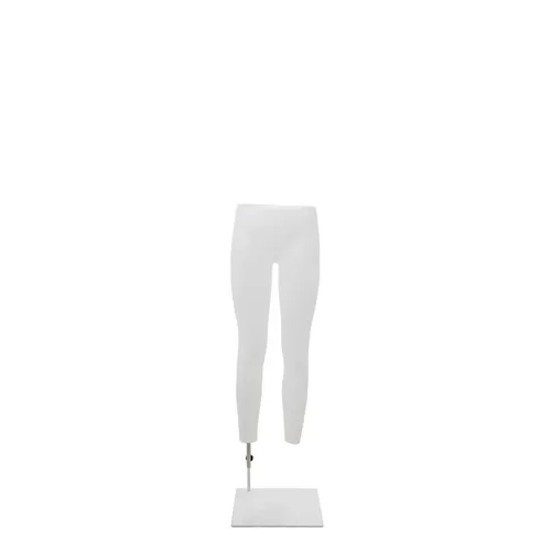 Gambe donna per foto e-commerce a vita alta con base bianca