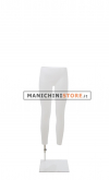 Gambe donna per foto e-commerce a vita alta con base bianca