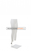 Gambe donna per foto e-commerce a vita alta con base bianca