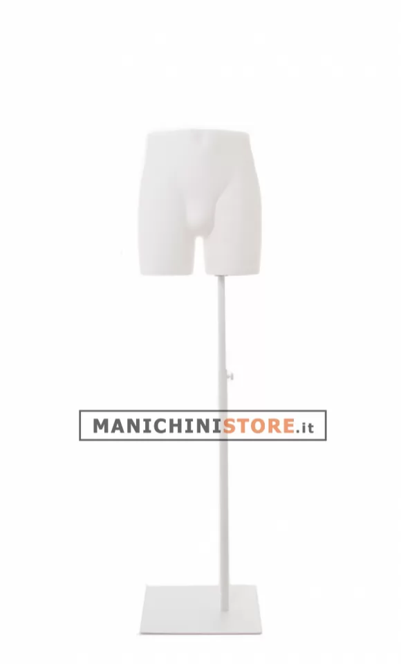 Gambe uomo per foto e-commerce con base asta singola