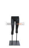 Gambe donna nere con base nera