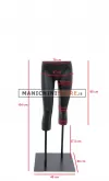 Gambe donna nere con base nera