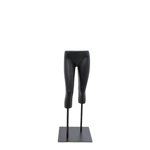 Gambe donna nere con base nera