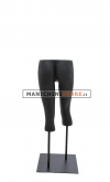 Gambe uomo nere con base nera