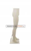 Gambe uomo vita alta color sabbia con base in metallo