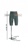 Gambe uomo sartoriali con base - grigio