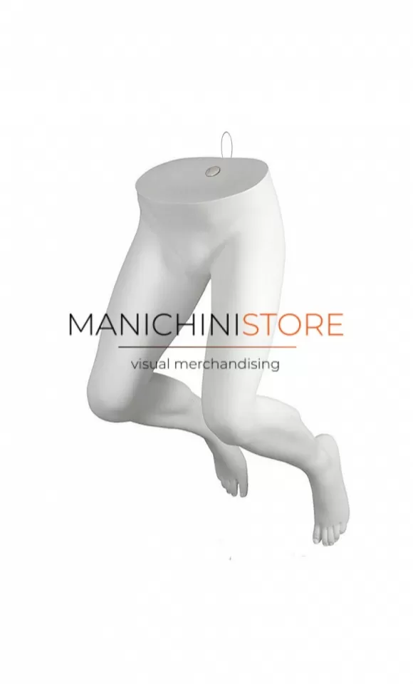 Gambe uomo appese - bianco