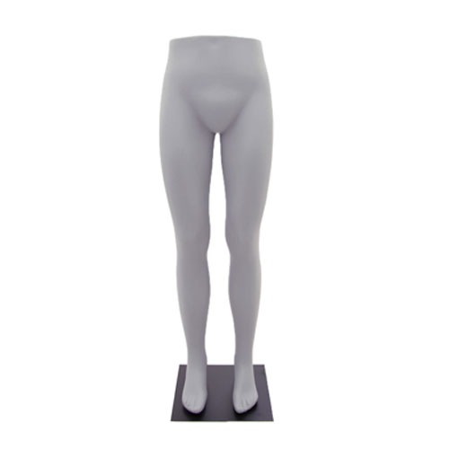 Gambe uomo vita alta con base in metallo nero