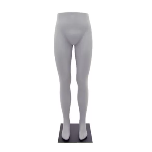 Gambe uomo vita alta con base in metallo nero