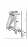 Gambe uomo appese - grigio