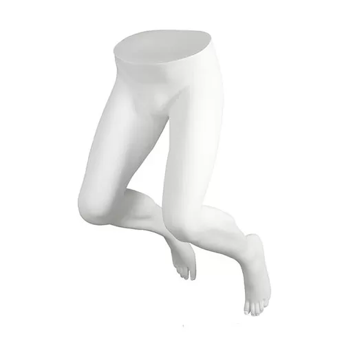 Gambe uomo appese - bianco