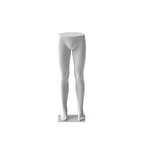 Gambe uomo con base in metallo