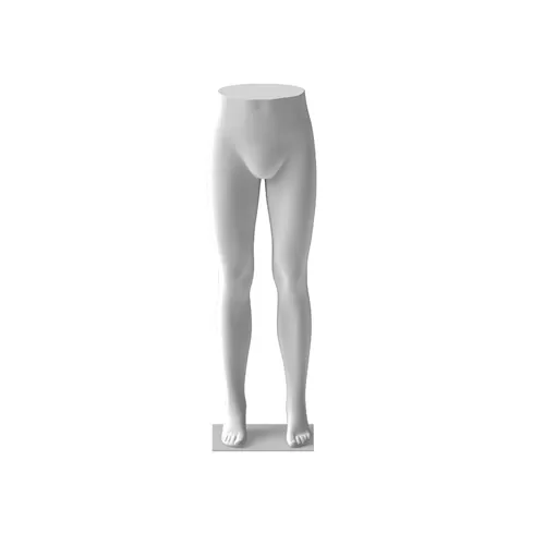 Gambe uomo vita alta con base in metallo